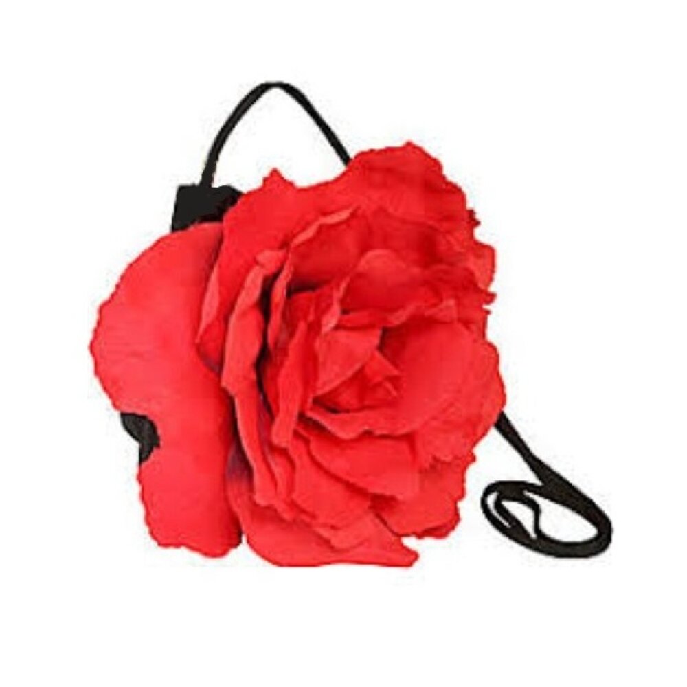 3D Rose Petal Evening Bag